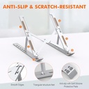 GRIFEMA GB1054 - Support réglable pour ordinateur portable avec 6 angles de réglage