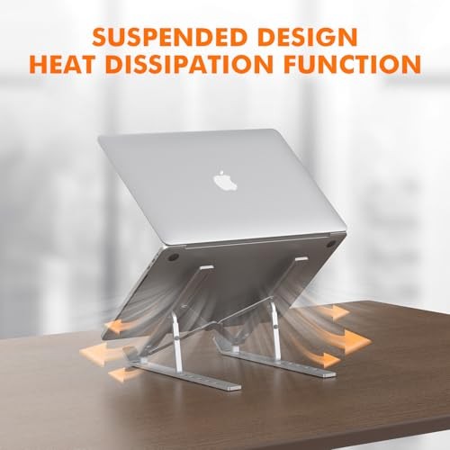 GRIFEMA GB1054 - Support réglable pour ordinateur portable avec 6 angles de réglage