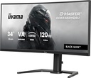 Iiyama 34" GCB3482WQSU-B1 120Hz Ultra-Wide Quad HD FreeSync Premium Cu