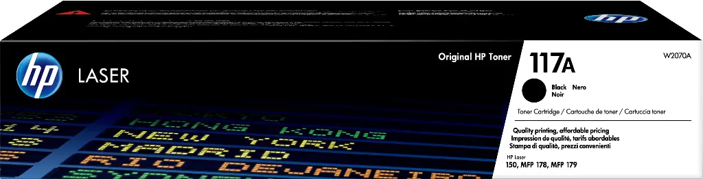 [W2070A] Cartouche de toner laser authentique HP 117A, noir