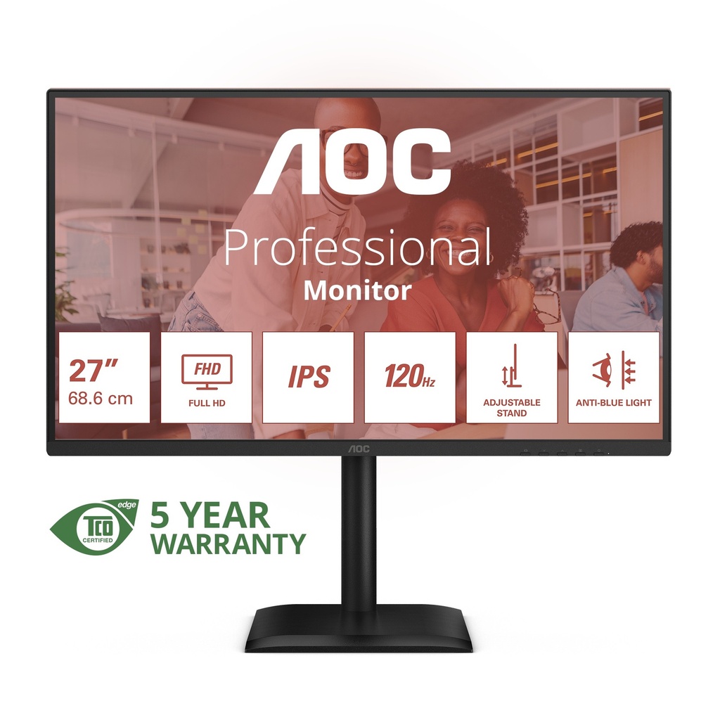 [27E4U] AOC 27E4U - LED monitor - Full HD (1080p) - 27" - HDR