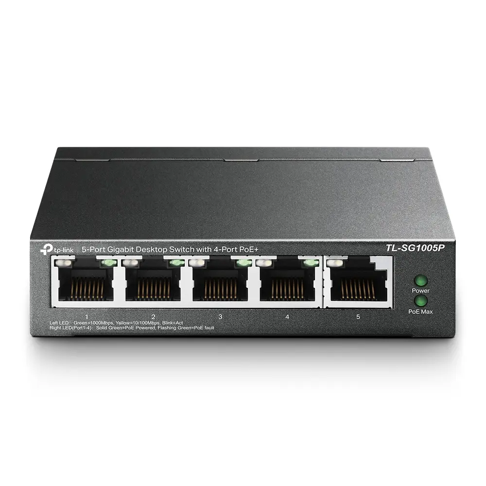 [TL-SG1005P] TP-Link TL-SG1005P - switch - 5 ports - unmanaged