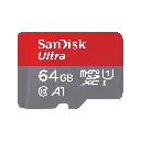 Carte microSD SanDisk Ultra avec adaptateur SD - 64 Go