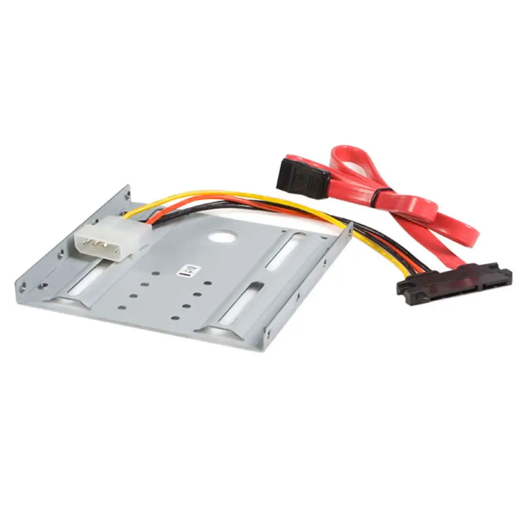 [BRACKET25SAT] Kit adaptateur de montage de disque dur ou SSD 2,5" dans baie 3,5" - Support de montage