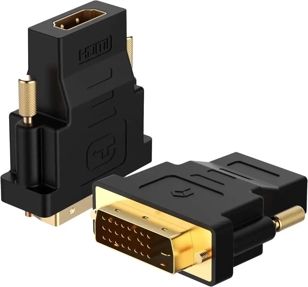 [R-1190-AD] Adaptateur DVI vers HDMI, 1080P Full HD - Noir