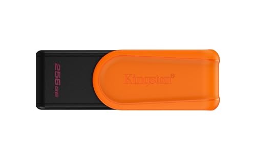 [DTXS/256GB] Kingston Technology DataTraveler 256GB Portable USB 3.2 Gen 1 Exodia S (Black/Orange)