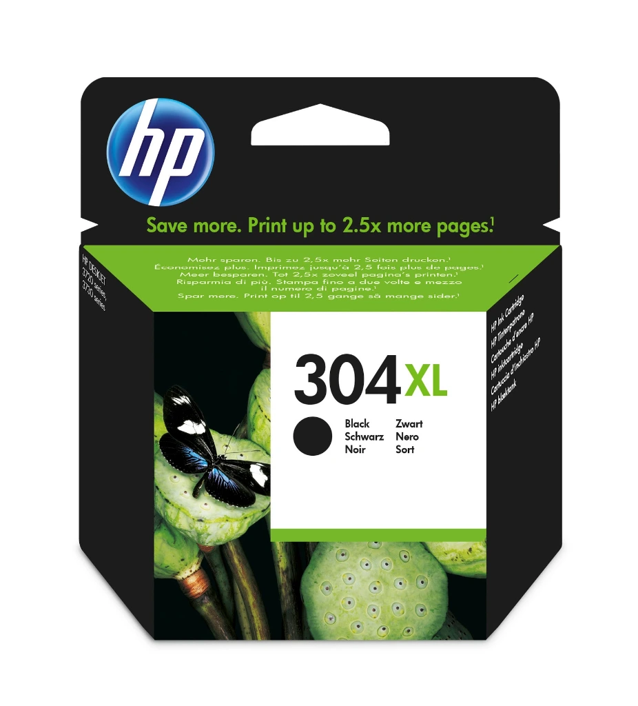 [N9K08AE#ABE] HP 304XL Cartouche d’encre noire authentique
