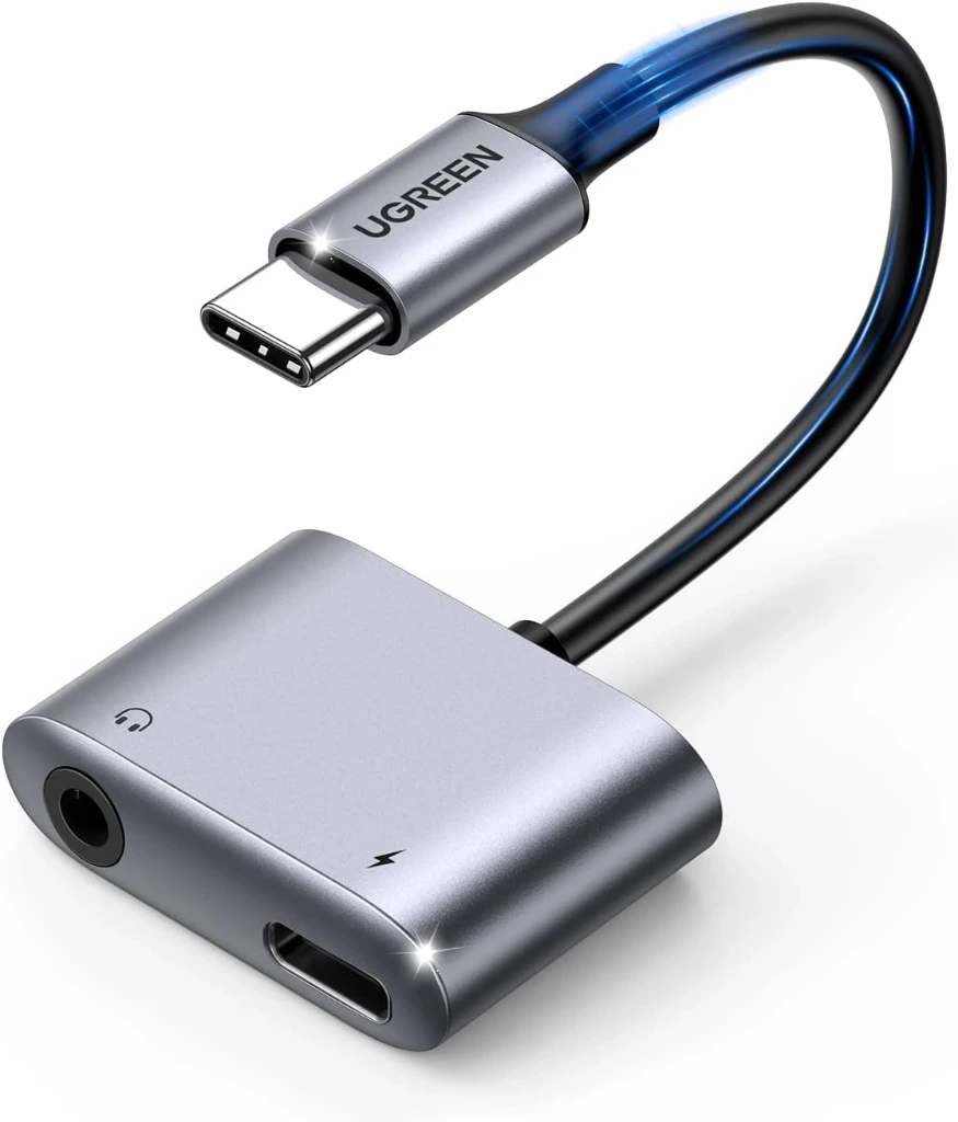 UGREEN - Adaptateur 2 en 1 USB-C vers Jack 3.5mm & PD 60W