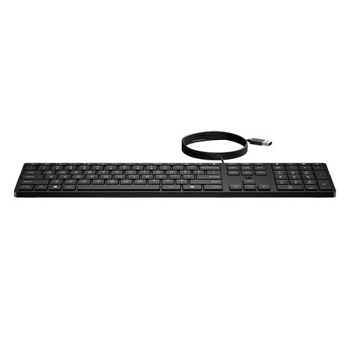 [9SR37UT#AC0] Clavier de bureau USB HP - Noir