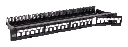 Techly Modular Patch Panel 24 Places UTP with Removable Modules 1 Unit Black