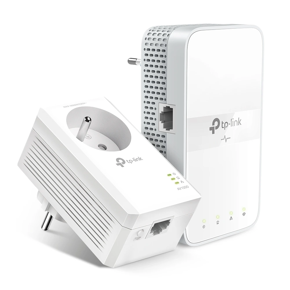 TP-Link TL-WPA7617 KIT - Kit 2x CPL AV1000 Gigabit WiFi AC avec prise gigogne