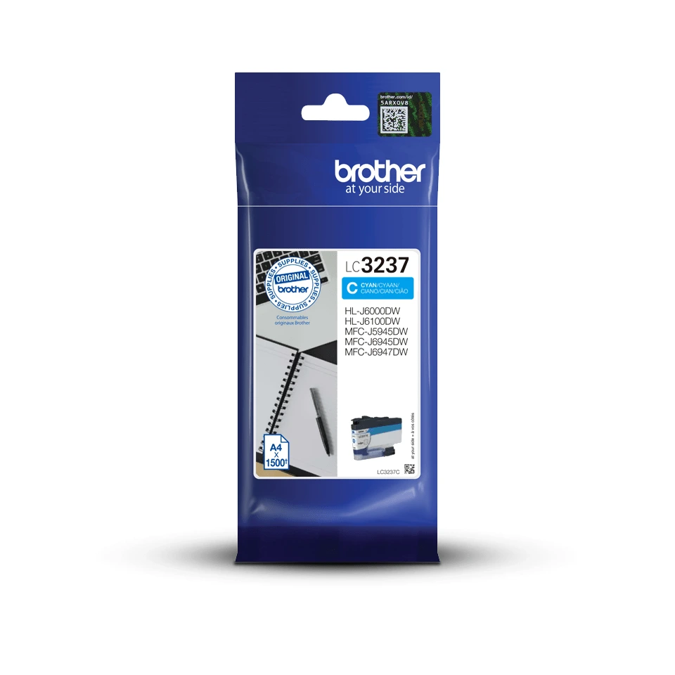 Brother LC-3237C - Cartouche d'encre - cyan