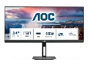 AOC Value-line U34V5C/BK - V5 series - LED monitor - 34"