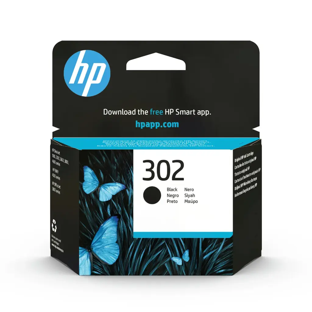 [F6U66AE#UUS] HP 302 Cartouche d’encre noire authentique