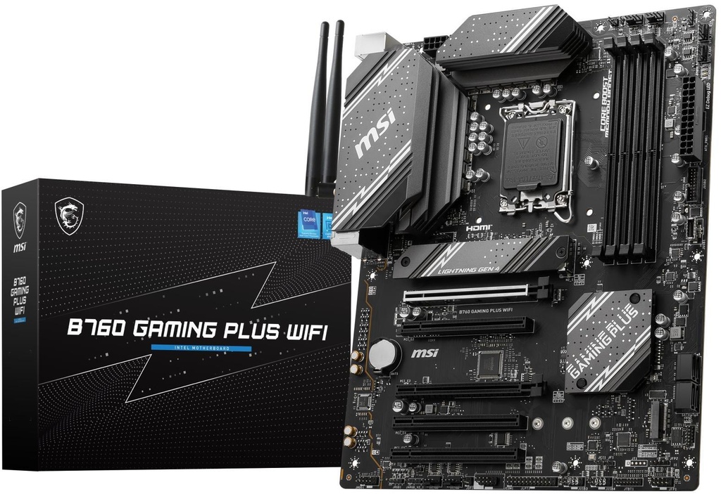 MSI B760 GAMING PLUS WIFI - LGA1700 - DDR5 - ATX