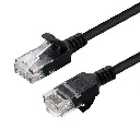 MicroConnect Cat6 UTP 0.15m Slim Cable - Noir