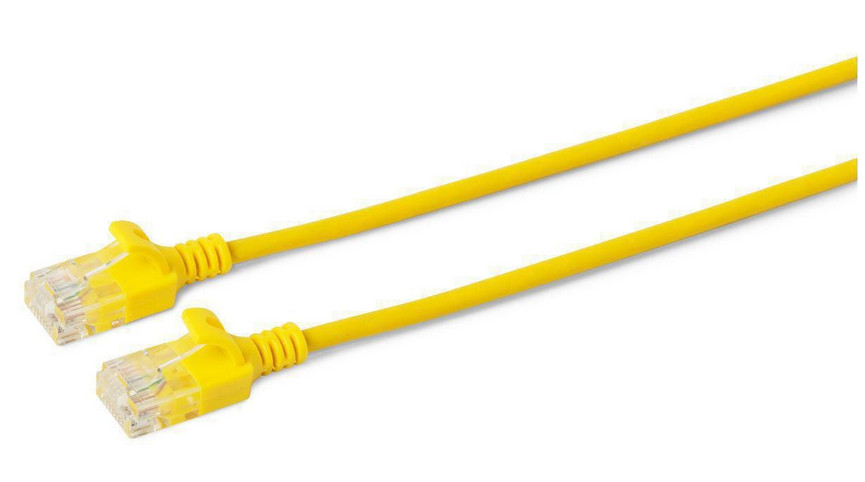 MicroConnect Cat6 UTP 0.15m Slim Cable - Jaune