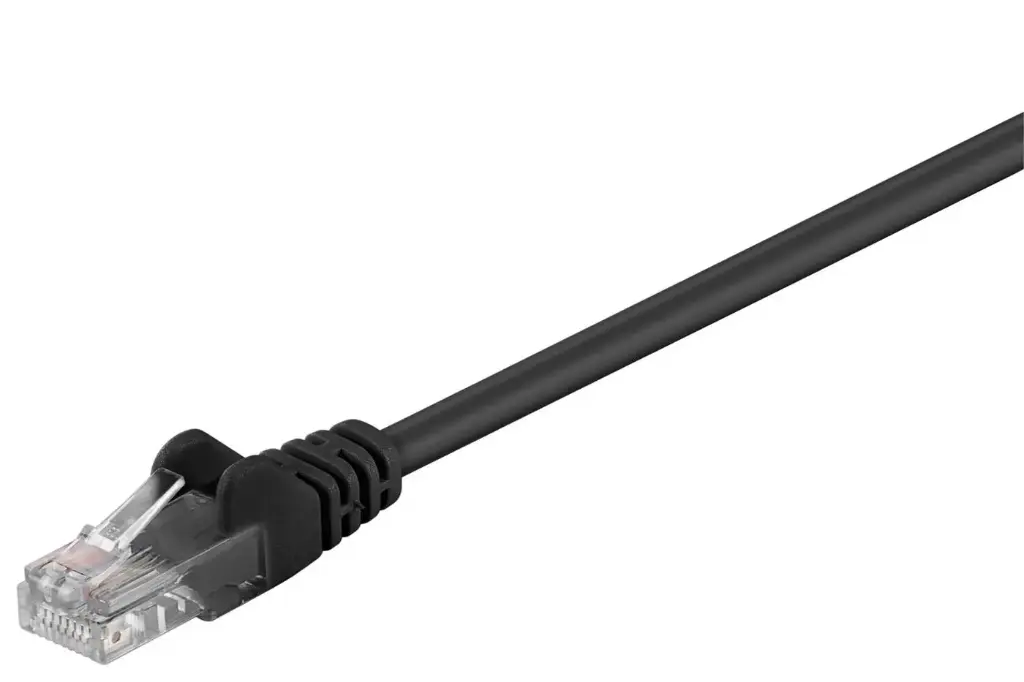 [TCU55U010BL] MicroConnect Cat5e UTP 1m - Noir
