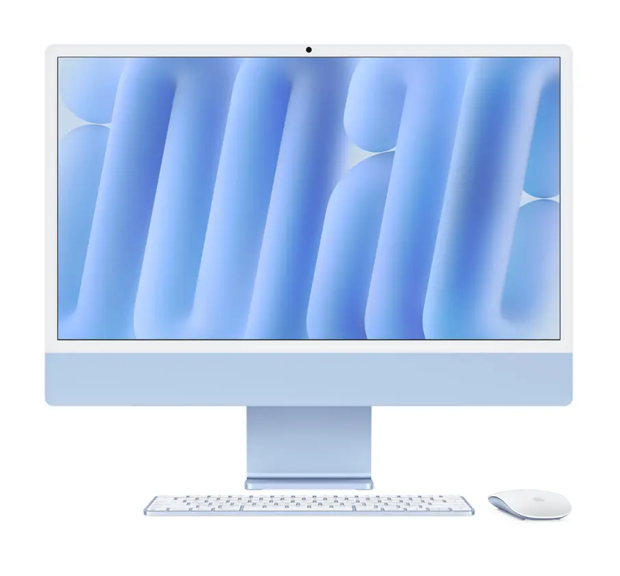 Apple iMac - 24" - CPU 8/GPU 8 (iMac Bleu, 256Go, 16Go)