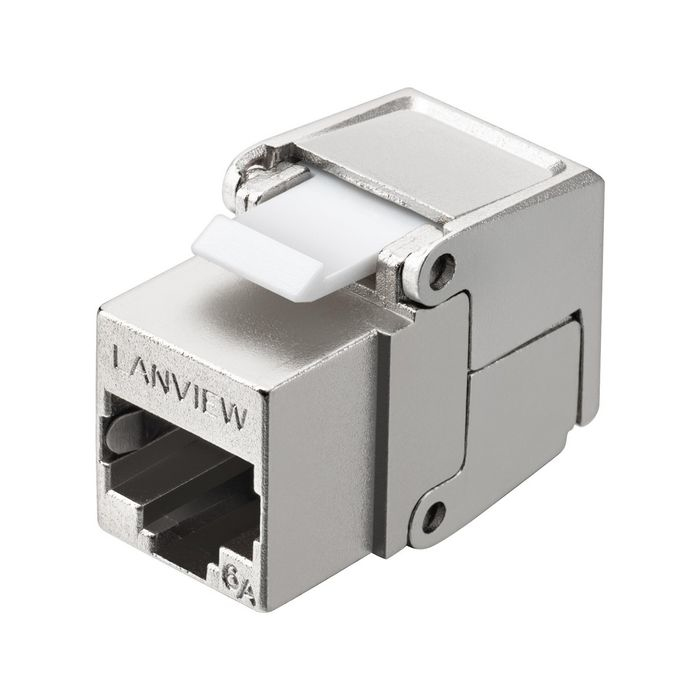 [LVN128088] Lanview Cat6a Shielded flip jack keystone