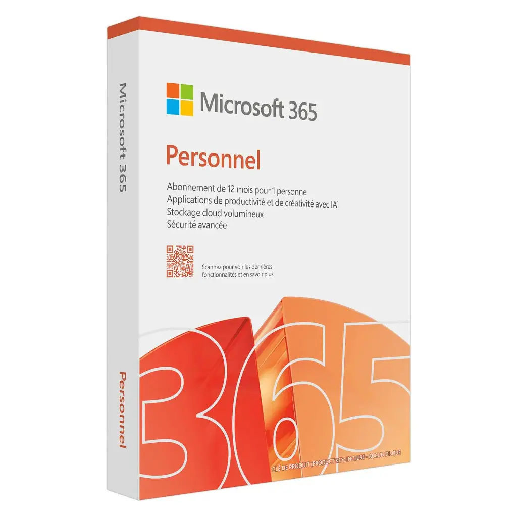 Microsoft 365 - 1 utilisateur - Abonnement annuel