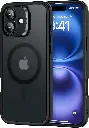 ESR Coque pour iPhone 16 - Compatible avec MagSafe - Noir Givré