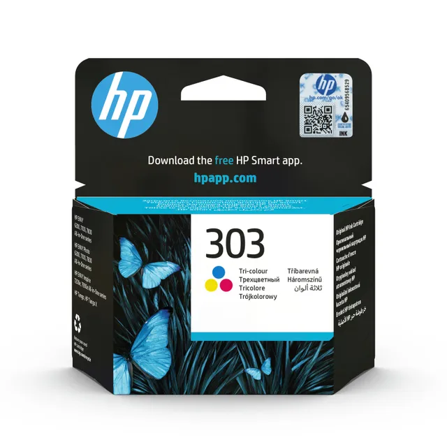[T6N01AE#UUS] Cartouche d’encre HP 303 trois couleurs authentique