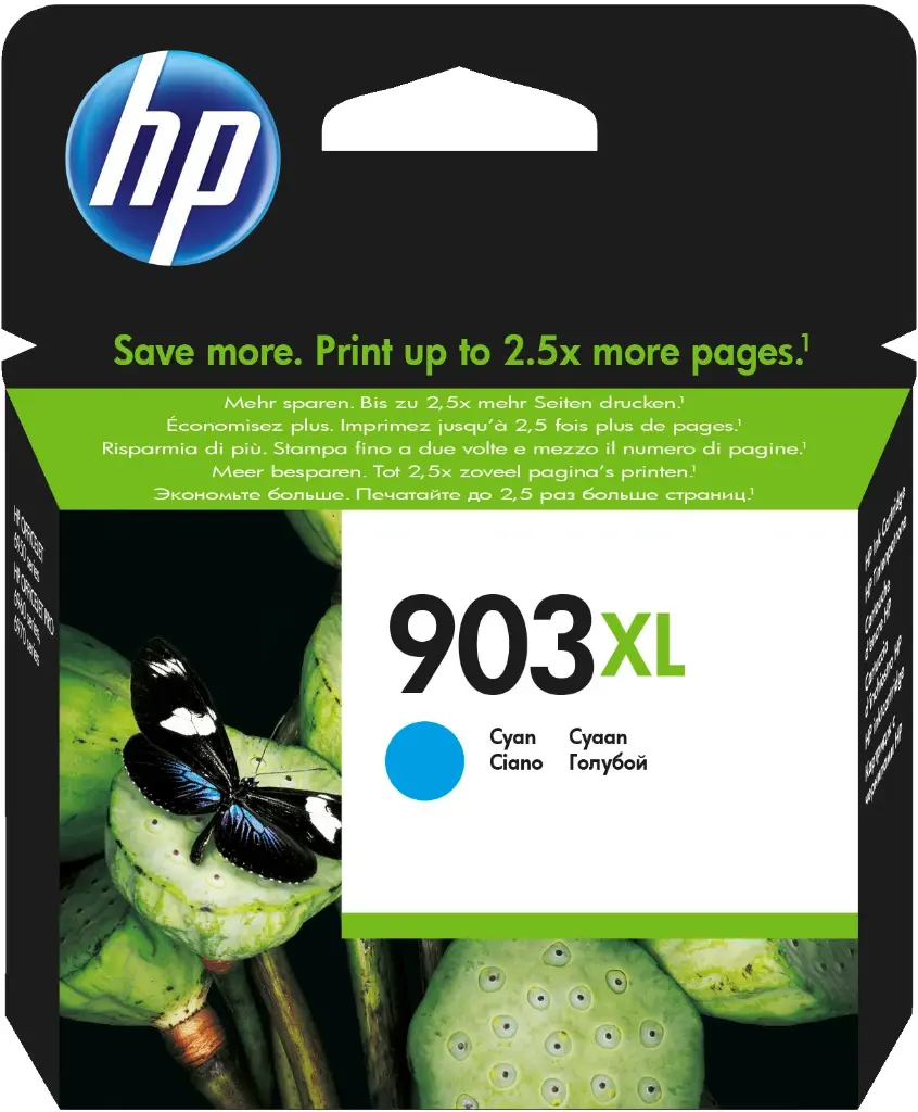 HP 903XL Cartouche d’encre cyan grande capacité authentique
