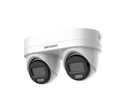 [DS-2CD2346G3D-IZ2UY/SL(2.8/4MM)] Hikvision 4 MP Dual-lens Fixed point zoom Turret Network Camera