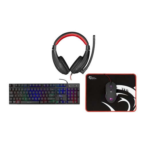 [COMANCHE-3/BE] White Shark Comanche 3 - 4 in 1 Gaming Combo