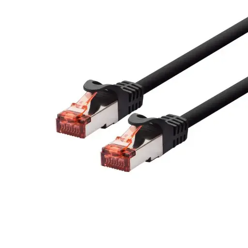 [TCF66F003BL] LOGON PROFESSIONAL PATCH CABLE CAT6 F/UTP - 0.3M - Noir