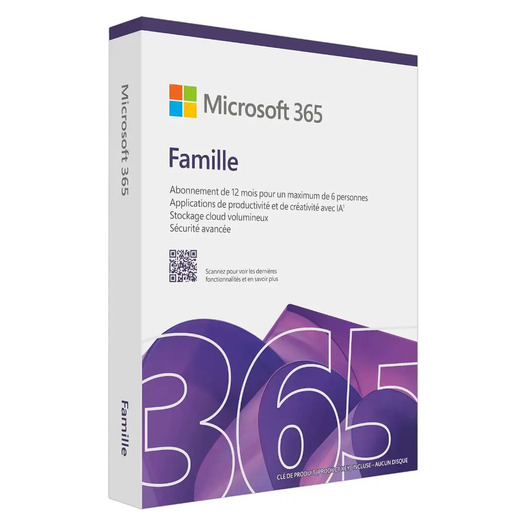 Microsoft 365 - 5 utilisateurs - Abonnement annuel