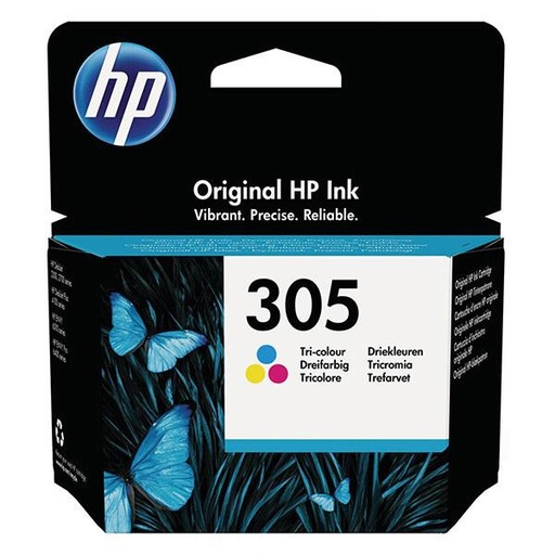 [3YM60AE#UUQ] Cartouche d’encre trois couleurs HP 305 authentique