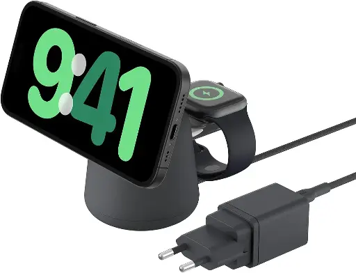 [WIZ020VFH36] Station de charge sans fil 2-en-1 BOOST↑CHARGE PRO avec MagSafe