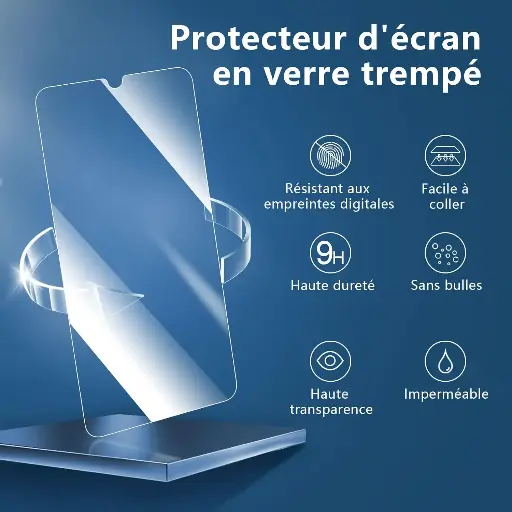 Verre trempé pour Samsung Galaxy A16 5G - Dureté 9H