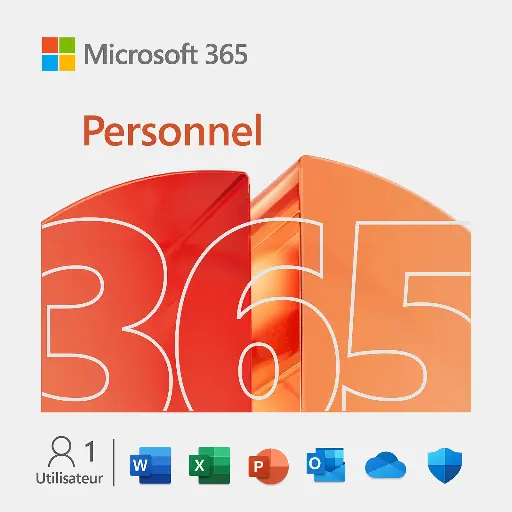 Microsoft 365 - 1 utilisateur - Abonnement annuel