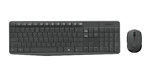 [920-007911] Logitech MK235 - Ensemble clavier et souris sans fil durable