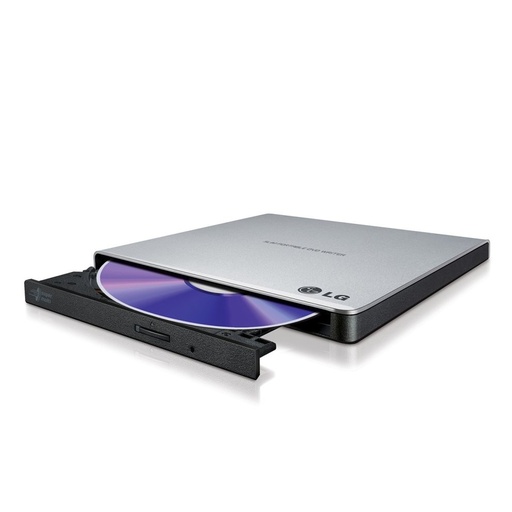 LG - Slim Portable DVD Writer - Gris