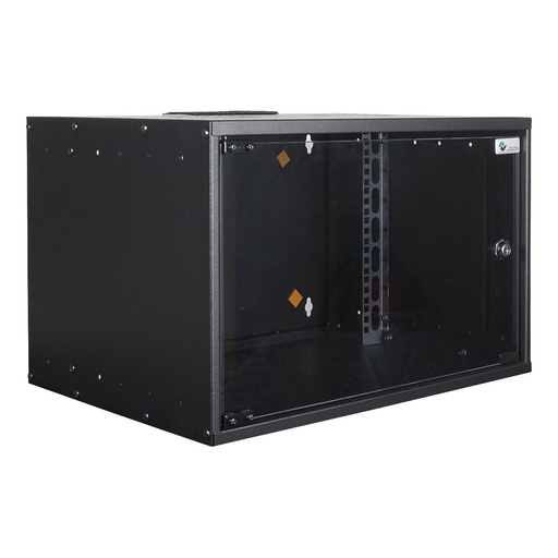 [RUM07U40MNBL] Lanview by Logon 19'' Rack Cabinet 7U 53 x 40 SOHO Wallmount Unmounted
